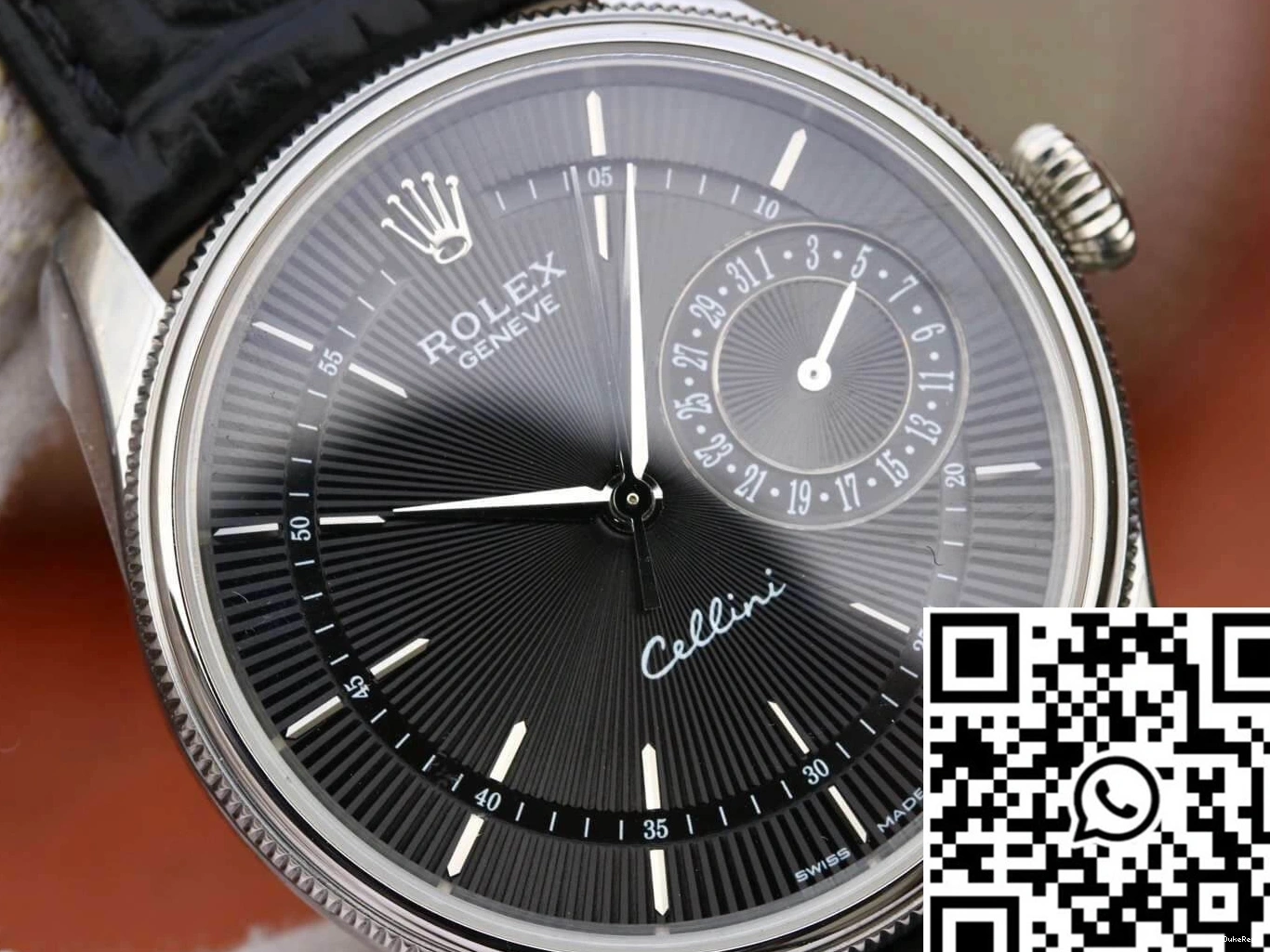 Dial Rolex Factory 50519 MKS Celini Black Date 0921
